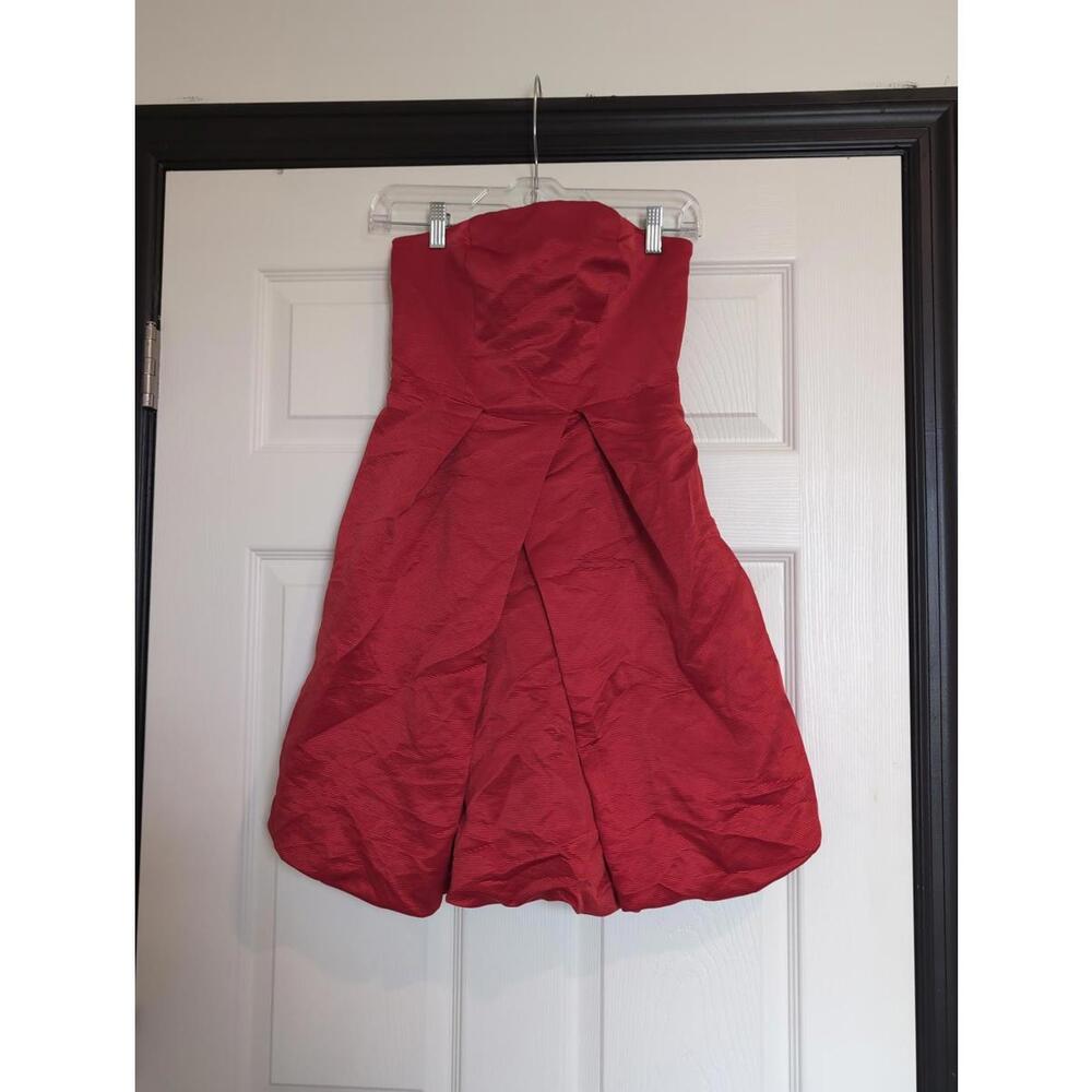 Size 0 red bubble dress
